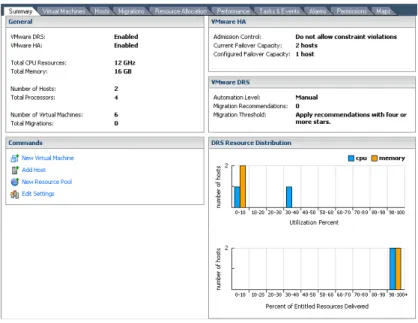 Figure 6. Viewing Cluster Information