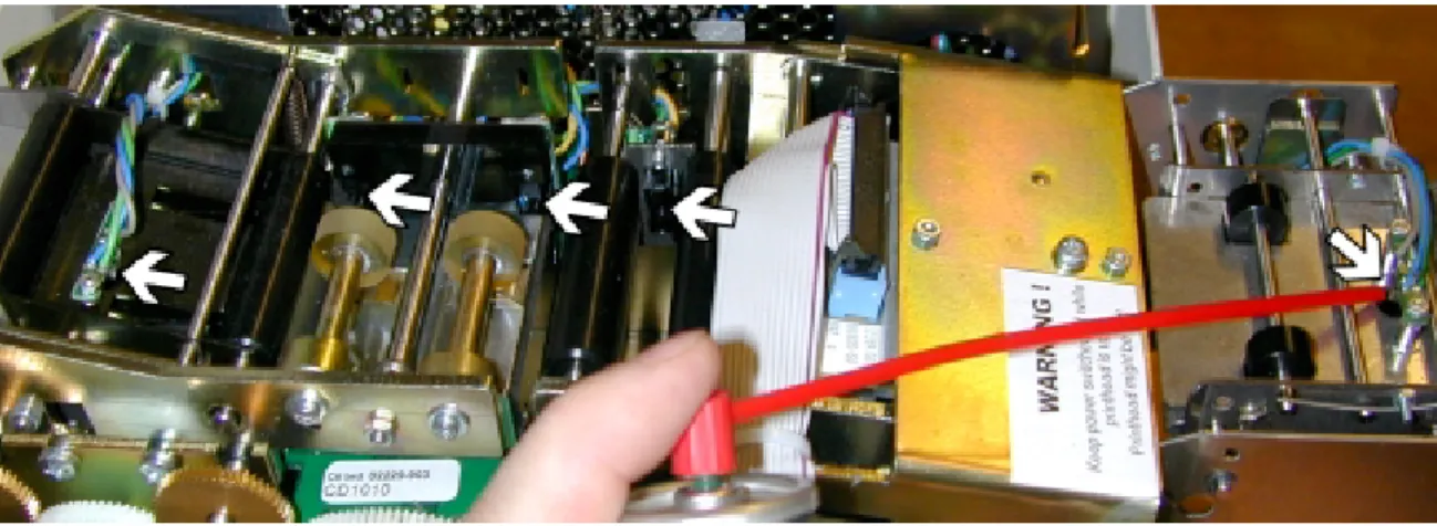 Figure 9.  Blow the dust from the sensors. 