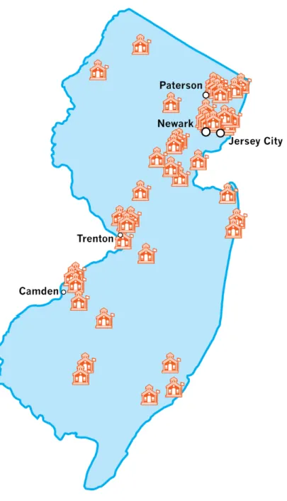 Figure 3: New Jersey Charter School Locations 