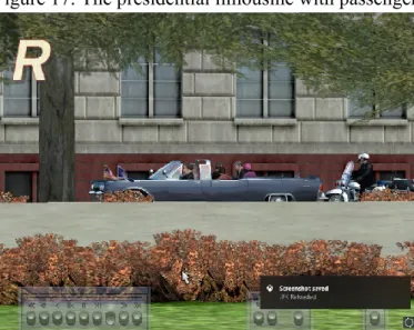 Figure 18: Replay of the recorded gameplay in JFK Reloaded. 