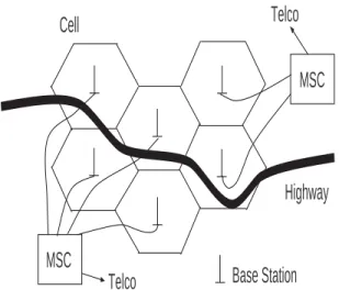 Figure 1.2: Part of a cellular network.