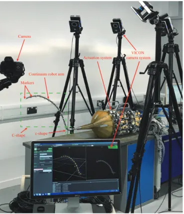Fig. 5. Cable length changes during performing C-c configuration shape (section 4 in body and section 13 in tip were selected as an example to represent)
