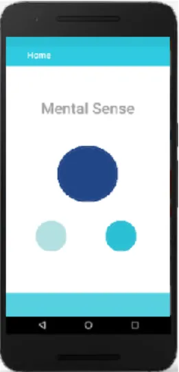 Figure 7: A diary app to support long  term subjective data collection.