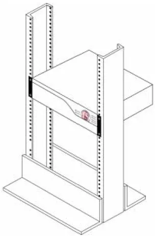 Figure 1.8  Platform installed in a 19" rack