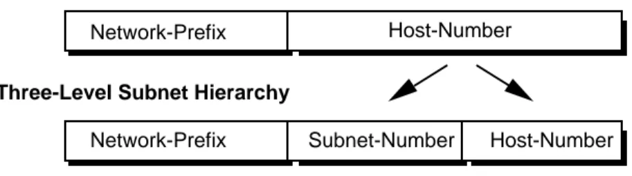 Figure 6:  Subnet Address Hierarchy