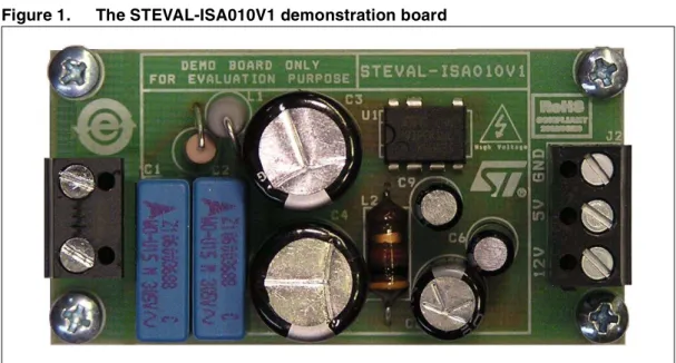 Figure 1. The STEVAL-ISA010V1 demonstration board