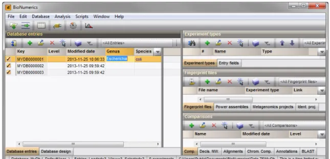 Figure 6: Clicking twice on an information field enables direct editing.