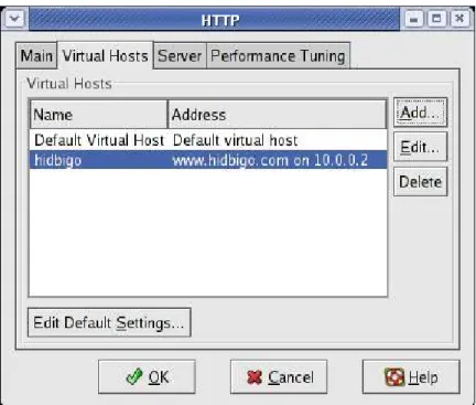 Figure 13. The resulting entry for an Name based Virtual Host.