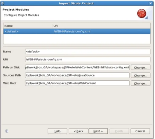 Figure 2.11. Project Configuration Information