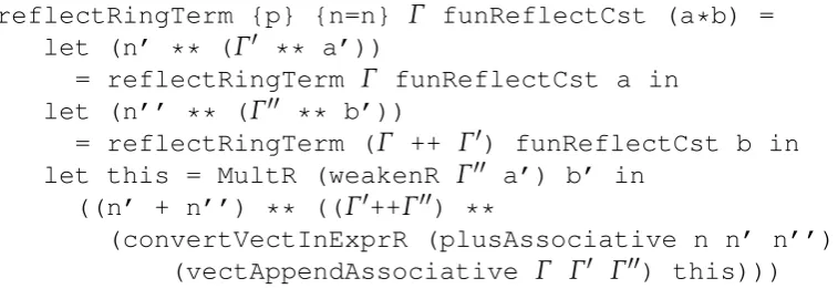Figure 4.12: Automatic reﬂection - case of a multiplication