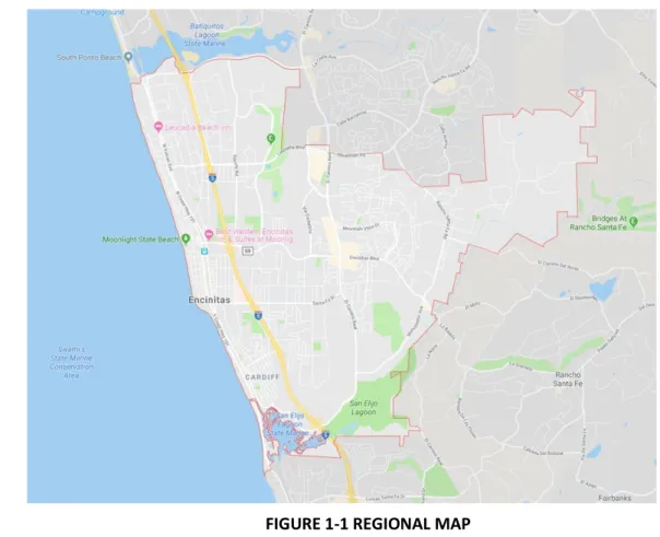FIGURE 1-1 REGIONAL MAP  1.2  PROJECT SUMMARY DESCRIPTION 