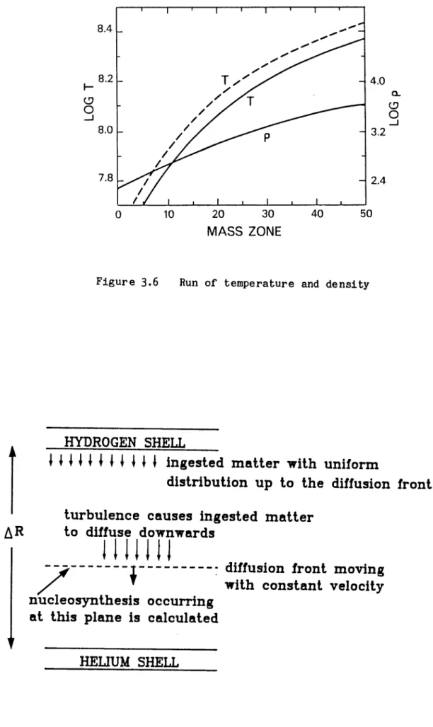 Figure  3.7  Diffusion  of  ingested  envelope  material 
