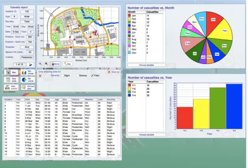 Fig. 7  Screens from reducing road accidents