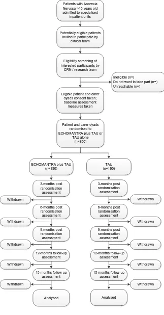 Figure 2. Consort diagram illustrating the progression through the study of the 