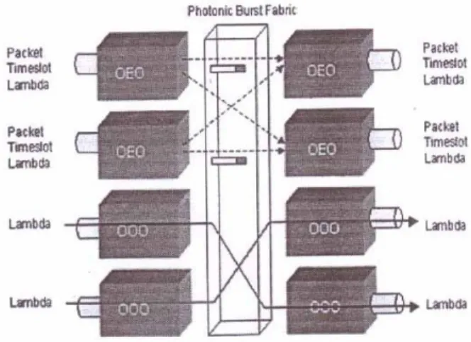 Figure  3: Photonic  Burst  Switching 