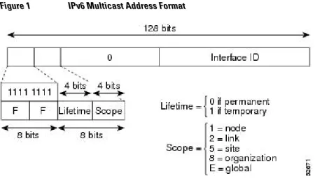 Figure 1 IPv6 Multicast Address Format
