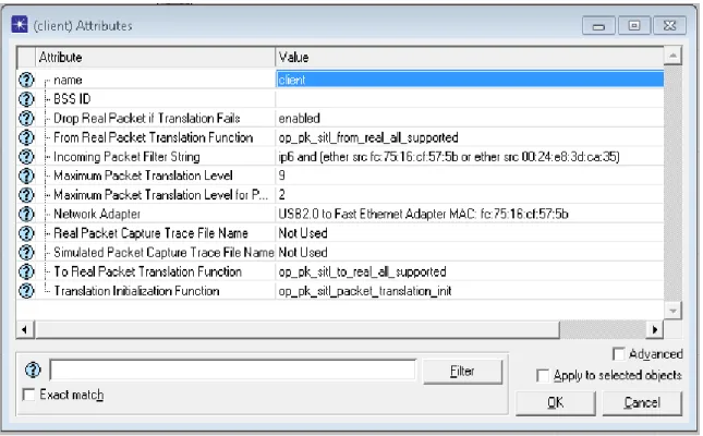 Figure 5.2 SITL Attributes Menu 