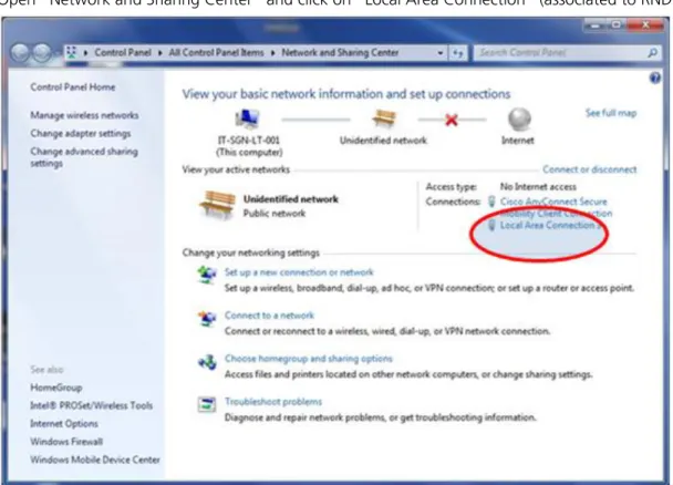 Figure 10: Windows 7 Control Panel 