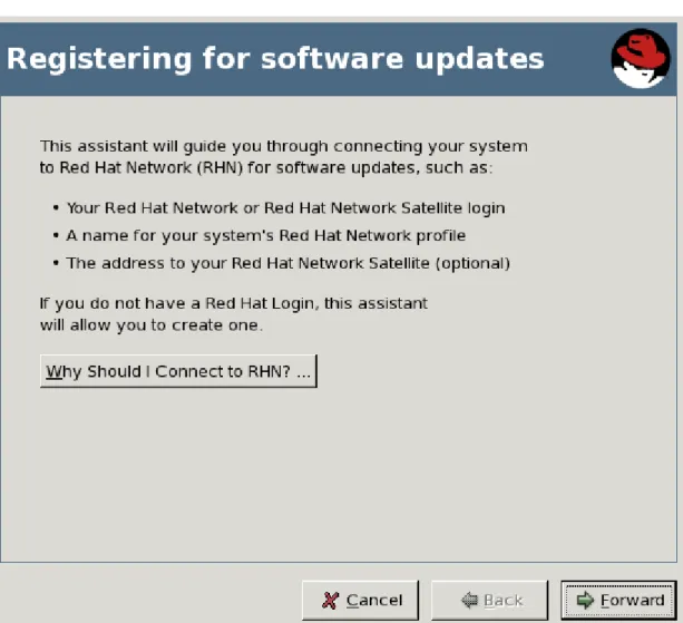 Figure 2.2.  Registering for Software Updates