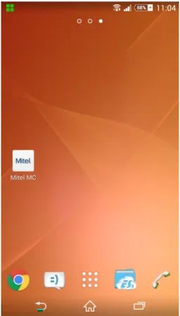 Figure 3: Native home screen.