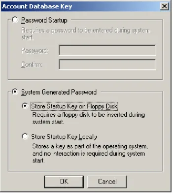 Figure 5 SYSKEY Password Storage 