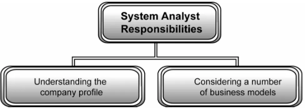 Figure 1.2:  General duties of a system analyst 