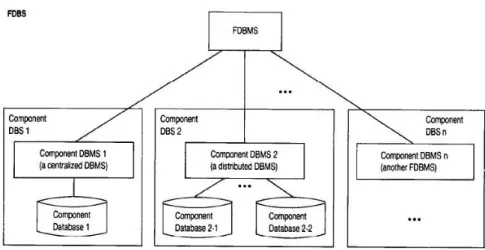 Figure 4: An FDBS and its components [11].