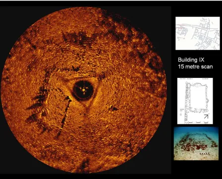 Figure 8 – 15 metre radius scan of Building IX at Pavlopetri 