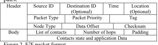Figure 2. E3F packet format. 