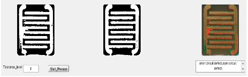 Fig. 6 GUI for fault detection  