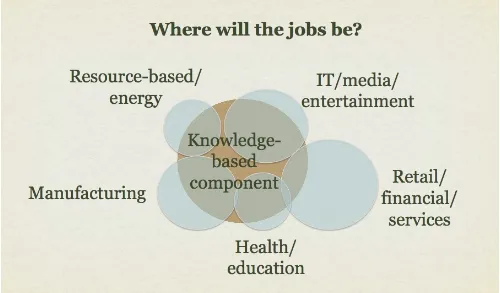 Figure 1.1.2: The knowledge component in the workforce