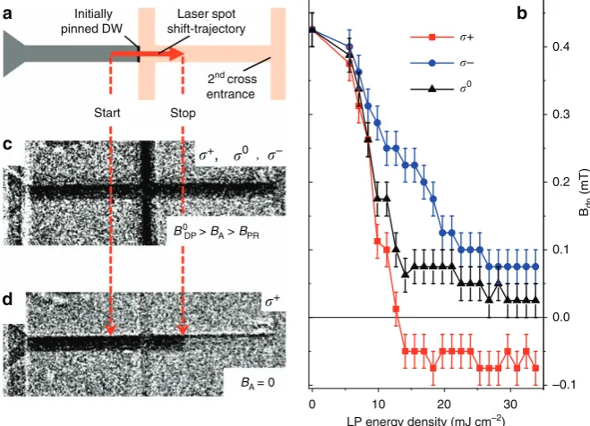 Fig. 4b. First, we recognize a reduction of BDP with increasingenergy density for all three LP polarizations