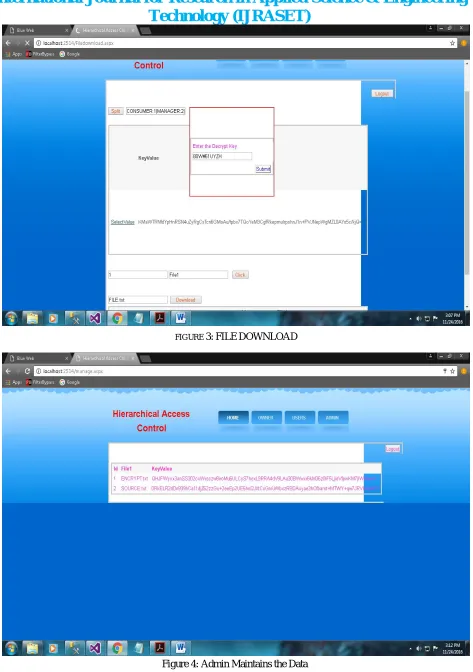 Figure 4: Admin Maintains the Data 
