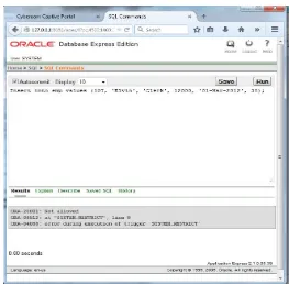 Figure 4: Restrictions on modifying the table Emp 