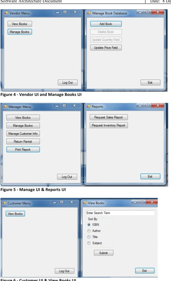 Figure	  5	  -­‐	  Manage	  UI	  &amp;	  Reports	  UI	   	   	  