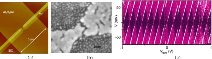 Fig 12.(a)Representative I–V characteristics from a device incorporatingC6 molecules at different gate voltages measured at 4.2 K