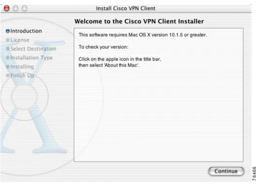 Figure 2-5 Cisco VPN Client—Introduction Window
