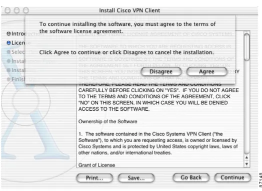 Figure 2-6 Cisco Licence Agreement