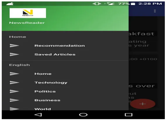 Fig 2 Navigation Drawer 