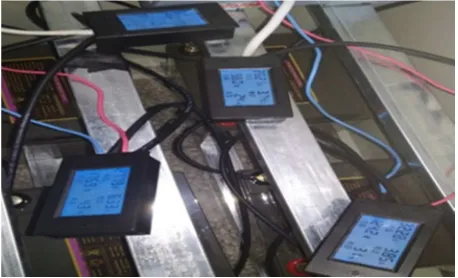 Figure 1. Off-grid component and PV module in roof of the Hohai lab. 