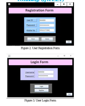 Figure 2. User Registration Form 