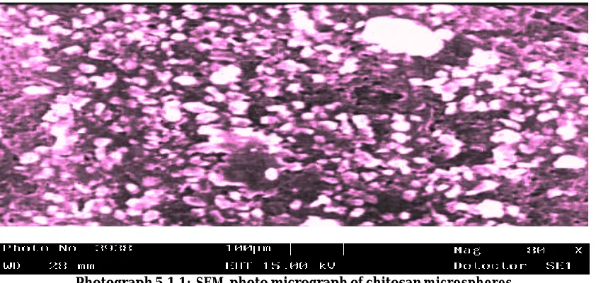 Table 5.2.2: Effect of core microspheres concentration  and polymer concentration 