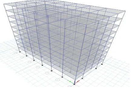 Fig. 2 3D model of case1 