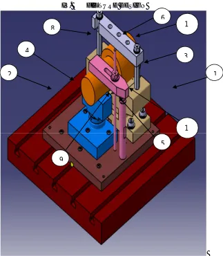 Fig. 3 Fixture for Doosan Machine (HMC)  