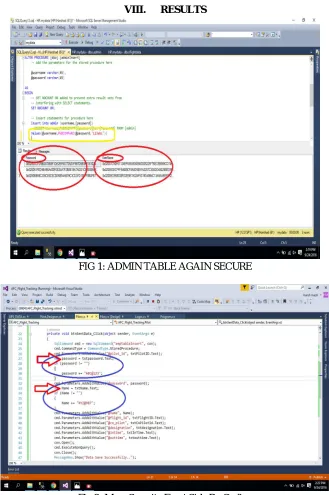 Fig 2: More Security Front Side By Coding 