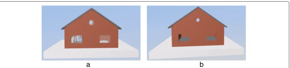 Fig. 2 External component extraction based on the bounding box. The external windows and doors are extracted incorrectly