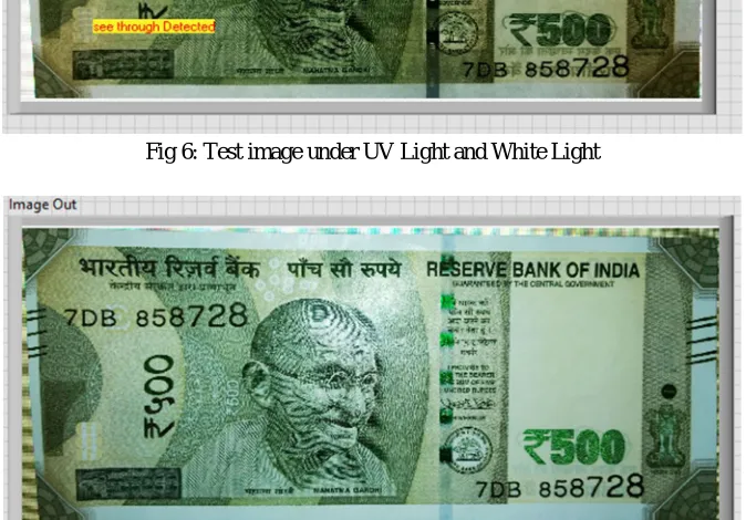 Fig 7: Normal image of indian 500 rupee indian banknote 