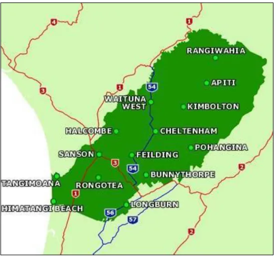 Figure 1-1:  Manawatu District 