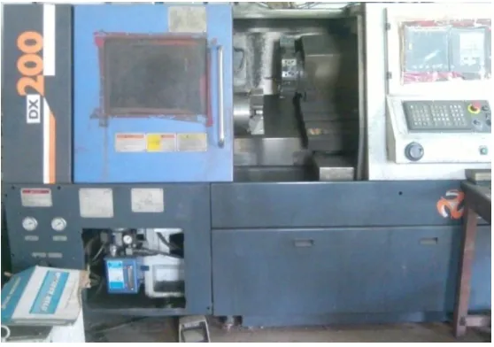 Figure 3 Photographic view of CNC machine  