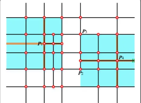 Fig. 2 An example of the local knot interval vectors